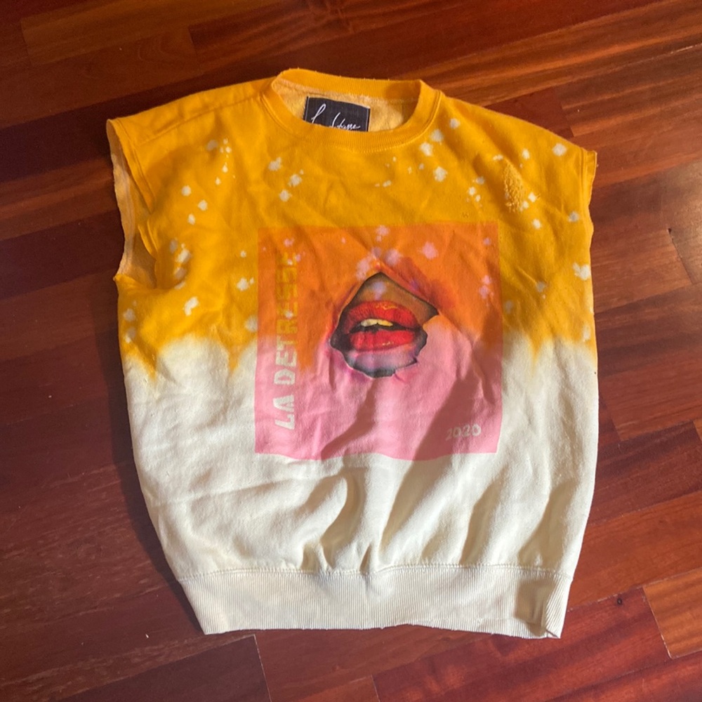 Acid Wash Sunrise Breakthrough Sleeveless Pullover